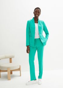 bonprix Femei Costum cu pantaloni (set/2 piese), verde, 52