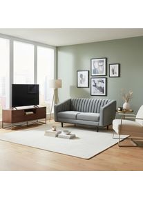 Signal Pohovka Asprey Velvet 2 | siv&aacute;