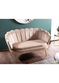 Signal Pohovka CAMELLIA 2 VELVET | b&eacute;žov&aacute;