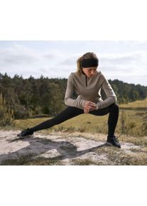 Tchibo - Koszulka z wełną z certyfikatem RWS - dla pań - rozmiar XS 32/34 - kolor: brązowy/beżowy