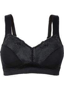 Minimizer-BH utan bygel med vadderade axelband - svart - storlek 85G - bonprix