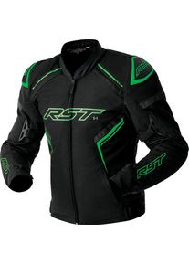 RST S1 D3O, textile jacket waterproof , color: Black/Neon-Green , size: 3XL