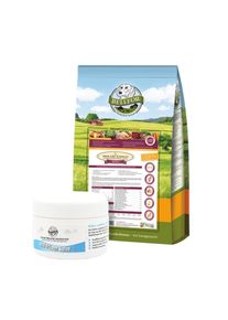 Ensemble d'alimentation pour petits chiens souffrant de glandes anales enflamm&eacute;es