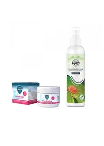 Set des acariens de l'herbe pour les chiens - Spray anti-acariens des gramin&eacute;es + Marsavet Pommade Cicatrisante