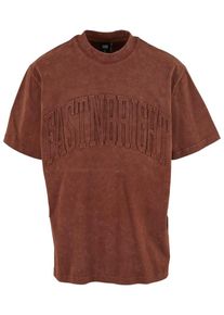 Fast & Bright Koszulka 'Fast and Bright' dla mężczyzn brązowy Rozmiar L