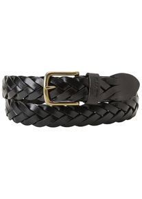Levi's Lederg&uuml;rtel LEVI'S "LEATHER BRAID", Damen, Gr. 85, schwarz, Rindsleder, Flechtoptik, G&uuml;rtel Lederg&uuml;rtel, Unisex
