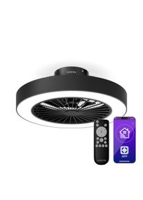 Klarstein ZenBreeze intelligens mennyezeti ventil&aacute;tor vil&aacute;g&iacute;t&aacute;ssal | 48 cm | 16 W | Csendes | LED | Akril