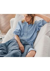 Tchibo - Női flanel h&aacute;l&oacute;ing - nő - m&eacute;ret S 36/38 - k&eacute;k