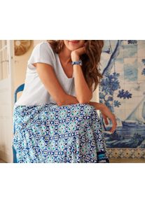 Tchibo - Webrock mit Alloverprint - Damen - Gr. M - wei&szlig;/print