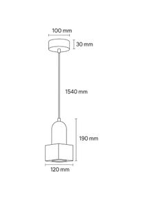 Opviq, Pendelleuchte, Suala Chandelier (E27)