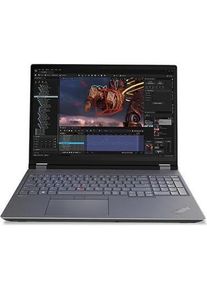 Lenovo TS/ThinkPad P16 Gen2 / i7-13850HX / 64GB (16", 512 GB, 64 GB, Deutschland, Intel Core i7-13850HX), Notebook, Schwarz, Grau