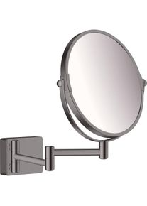 Hansgrohe AddStoris Rasierspiegel 41791340 Vergr&ouml;&szlig;erung 1-fach und 3-fach, Wandmontage, brushed black chrome
