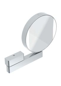Emco LED Rasier- und Kosmetikspiegel 109506017 3- und 7-fach Vergr&ouml;&szlig;erung, LED-Beleuchtung, mit Direktanschluss, chrom
