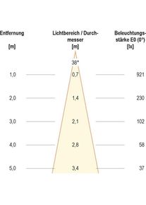 EVN Lichttechnik EVN, Wandleuchte + Deckenleuchte, PC650N91340 P-LED