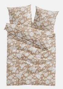 Parure de lit en linon - beige - taille 135x200 cm - 100% coton - bonprix