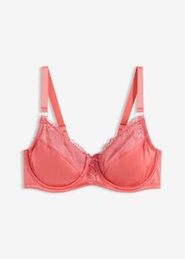 Soutien-gorge &agrave; armatures avec broderie florale et brillante - fuchsia - taille 95C - bonprix