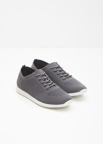 Sneakers confortables en mati&egrave;re souple - gris - taille 42 - bonprix
