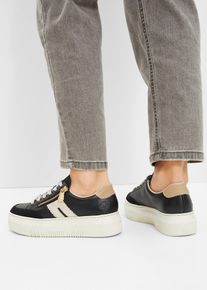 Sneakers &agrave; plateforme Rieker en cuir - noir - taille 41 - Cuir lisse - bonprix