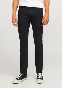 Jean slim JJ REBEL LUKE - noir - taille 34 avec coton - bonprix
