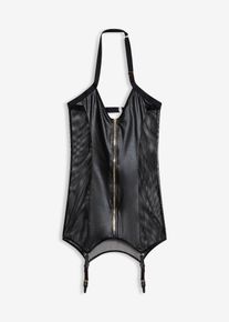 Gu&ecirc;pi&egrave;re sexy avec zip - noir - taille 42/44 (M) - bonprix