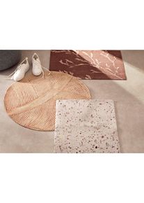 Paillasson lavable &agrave; motif naturel - marron - taille 38x59 cm - bonprix