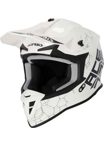 Acerbis Linear, motocross helmet , color: White , size: XS
