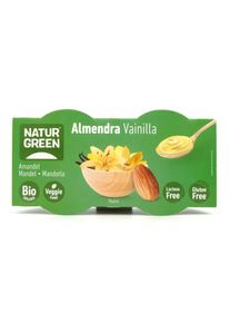 Mandľov&yacute; dezert s vanilkou bio 2 x 125g NaturGreen