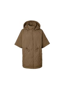 Tchibo - Pikowane poncho z kapturem - dla pań - rozmiar L/Xl - kolor: beżowy