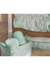 Tchibo - Organizer pod ł&oacute;żko - kolor: r&oacute;żowy/biały