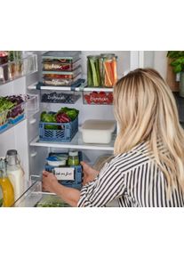 Tchibo - Stojak na butelki do lod&oacute;wki - kolor: zielony/beżowy