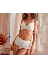 Tchibo - Figi z wysokim stanem - dla pań - rozmiar S 36/38 - kolor: beżowy