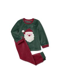 Tchibo - Piżama z weluru - dla niemowląt - rozmiar 86/92 - kolor: czerwony/zielony