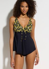 bonprix Tankini z szerokimi ramiączkami (2 części), czarny, 38