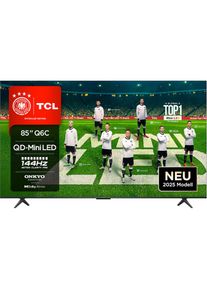 TCL Mini-LED-Fernseher &raquo;85Q6CX1&laquo; 215 cm/85 &prime;&prime; Smart-TV 4K Multi-HDR Dolby Vision, 144Hz, ONKYO Dolby Atmos, Apple Airplay 2