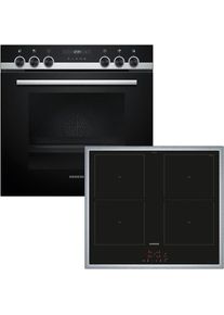 Siemens Flex-Induktions-Herd-Set &raquo;HE517GBS4&laquo; mit Teleskopauszug nachr&uuml;stbar Schnellaufheizung