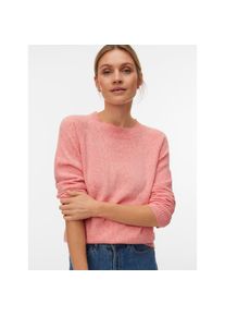 V&eacute;ro Moda Vero Moda &raquo;VMDOFFY LS O-NECK BLOUSE GA NOOS&laquo; Materialmix, regular fit