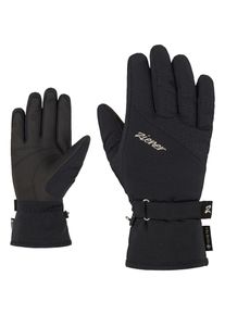 Ziener Damer Fingerhandsker 'KLAIRE-Z GTX + GORE PLUS WARM' sort St&oslash;rrelse L