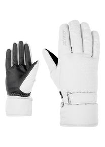 Ziener Damer Fingerhandsker 'KISAR-Z AS ' hvid St&oslash;rrelse M