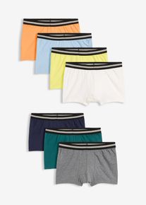 bonprix Chilot boxer cu bumbac moale (set/7 buc.), portocaliu, 176/182