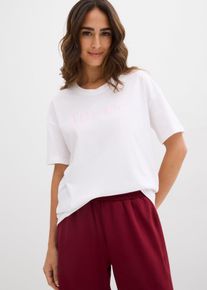 bonprix T-shirt z czystej bawełny organicznej, biały, 44/46