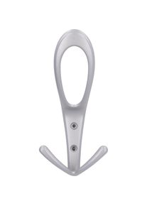 SIRO, Kleiderhaken + Wandgarderobe, Huthaken Deneb Breite 76 mm, H&ouml;he 160 mm, ZN alufarbig