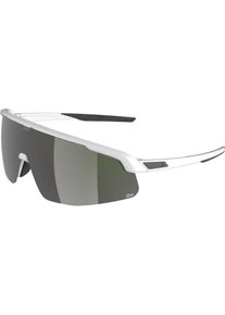Alpina Sports	 Alpina Sports, Unisex, Sportbrille, Turbo Pro S Q-Lite (White Gloss, Mirror Silver), Weiss