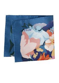 Big & Tall Sizes - ETON - Elegant silk pocket square with floral pattern - 0