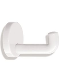 HEWI, Kleiderhaken + Wandgarderobe, Einzelhaken 477.90B030 einfach Ausladung 100 mm Polyamid 99 reinweiss matt &Oslash; 70 mm