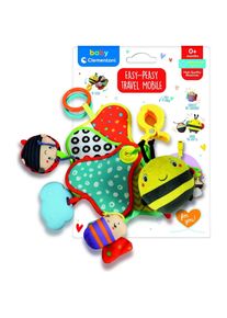 Clementoni, Babymobile, Toy Rattle On The Go Plush Travel Mobile