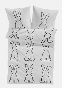 bonprix Pościel z mieszanki bawełny, biały, 1x 80/80 cm, 1x 135/200 cm