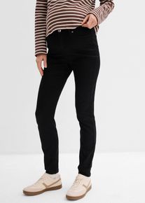 Jeans pr&eacute;maman 2 in 1 super elasticizzati slim fit, Nero, Taglia 42, bonprix