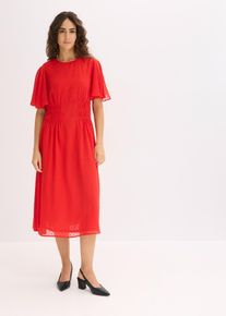 Abito midi, Rosso, Taglia 44, bonprix