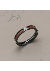 Holzkern Rings Men Dunkelgrau und Koa