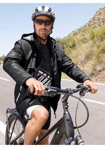 Heren Functioneel jack met ventilatiesplitten achter in zwart ,maat 48, Witt, 100% Polyester